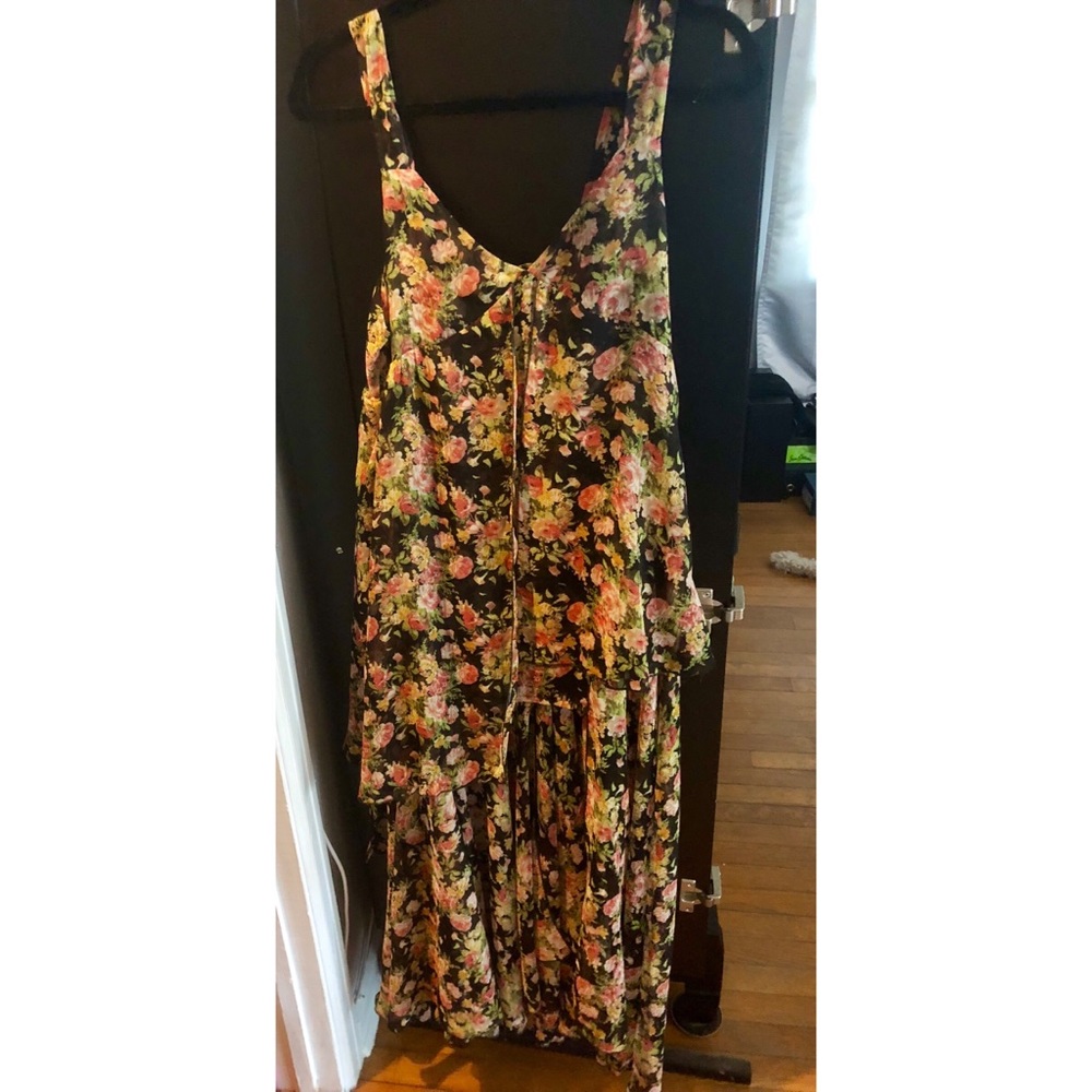 UNIF Floral Maxi Dress